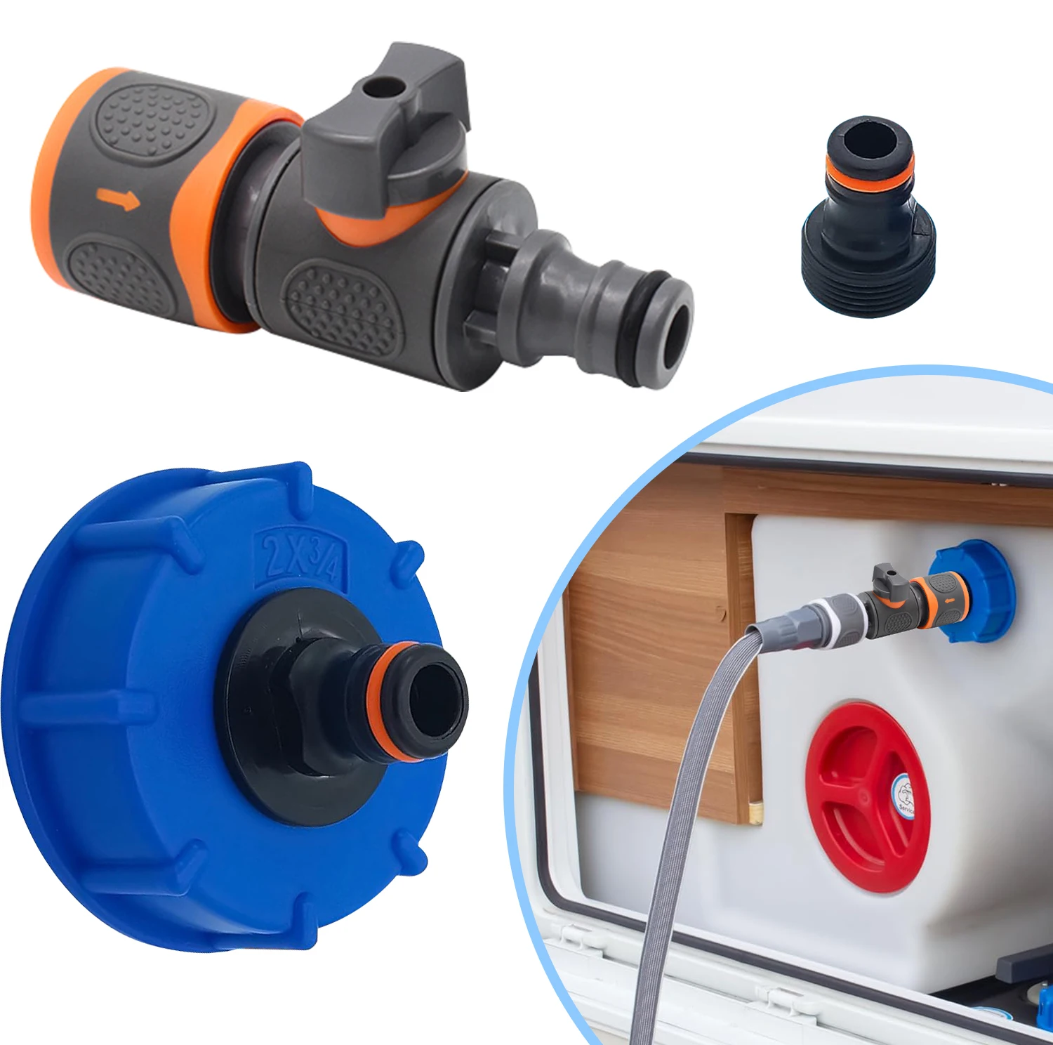 Model Kit Quick - Motorhome Caravan Water Tank Filling Adapter