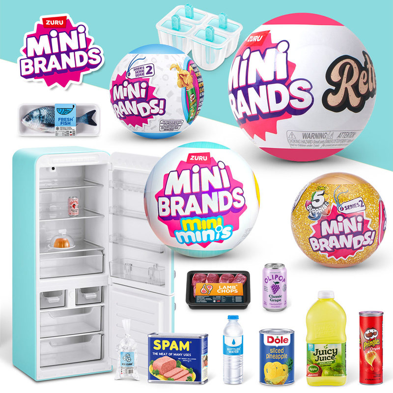 Model Kit Brand - ZURU MINI BRANDS Realistic Miniature Refrigerator