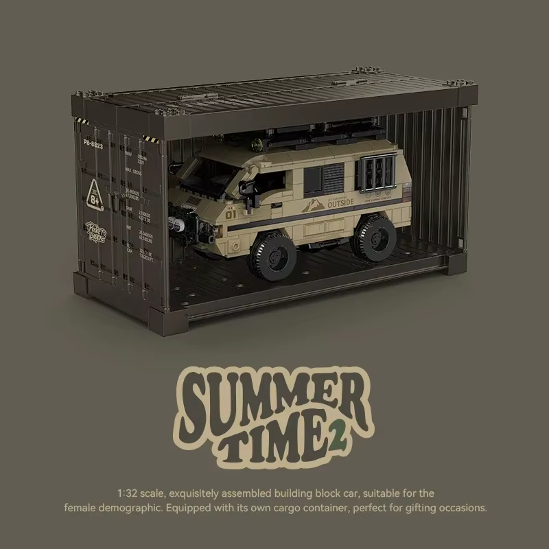 Model Kit Ae86 - Toyota Camper Supercar Building Blocks AE86