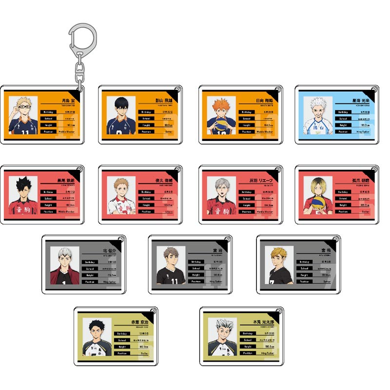 Haikyuu Acrylic Keychain Kawai - Model Kit Accessories review and price