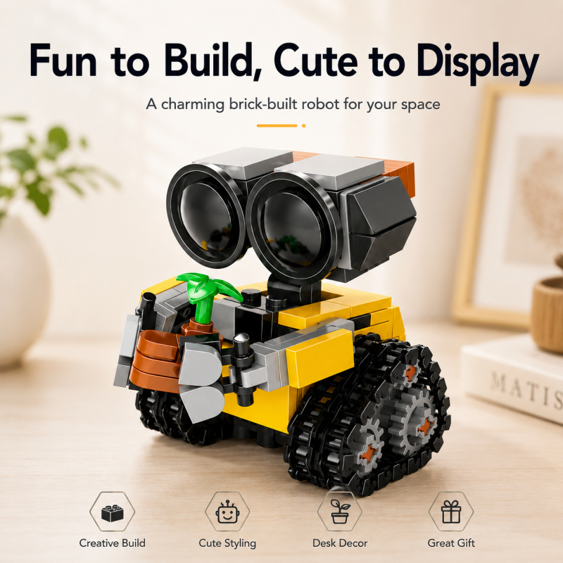 Mini Robot Building Blocks Set - Model Kit Accessories review and price