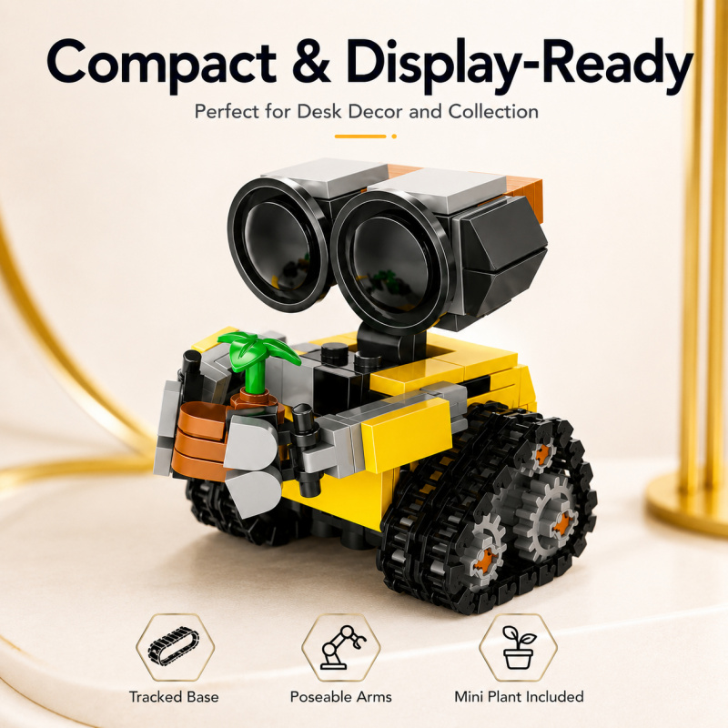 Mini Robot Building Blocks Set - Model Kit Accessories review and price
