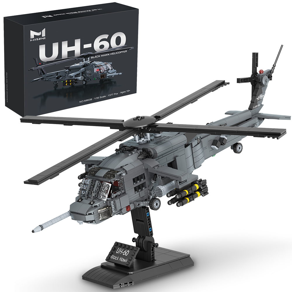 MISINI M8039 1:35 UH-60 Black  - Model Kit Helicopter review and price
