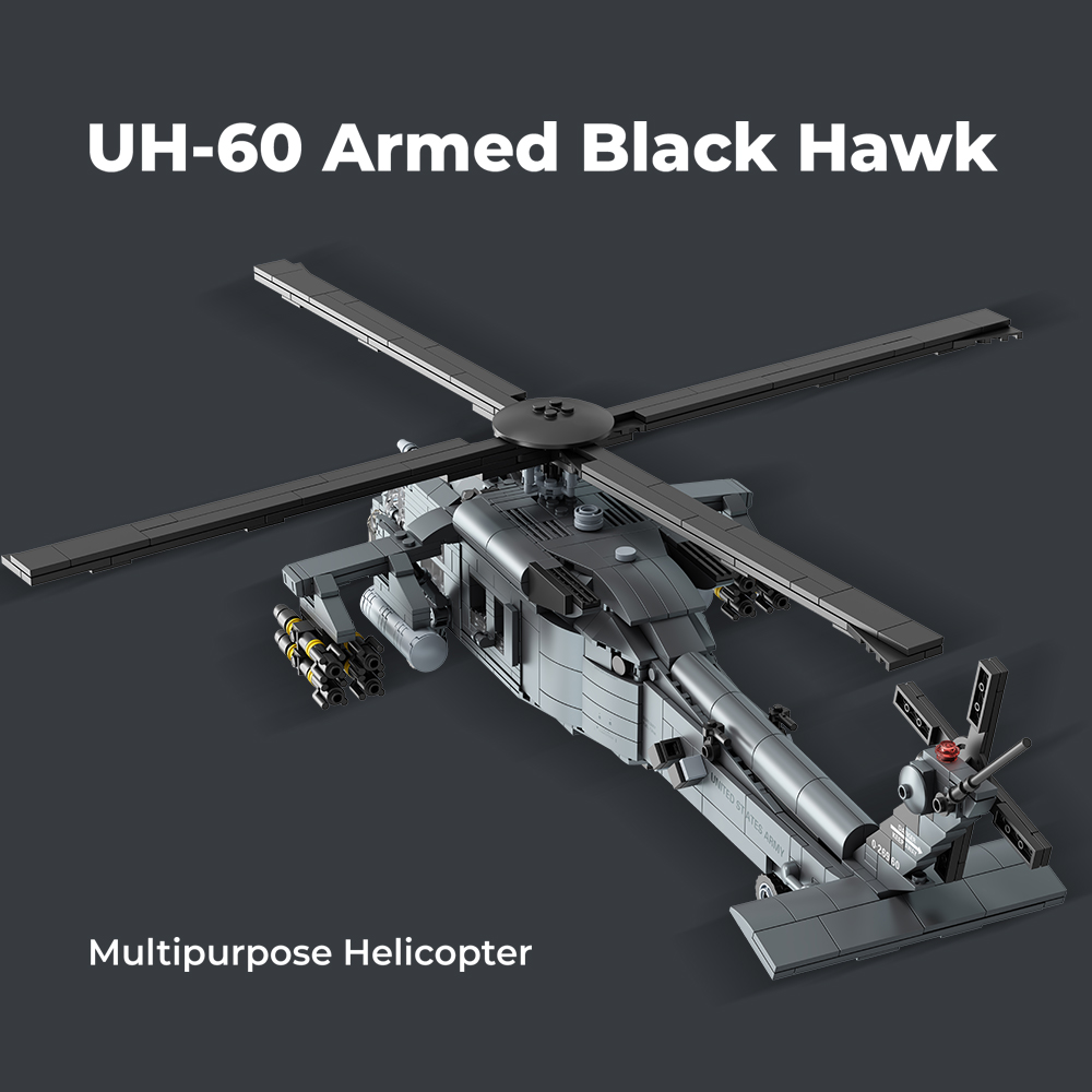 MISINI M8039 1:35 UH-60 Black  - Model Kit Helicopter review and price