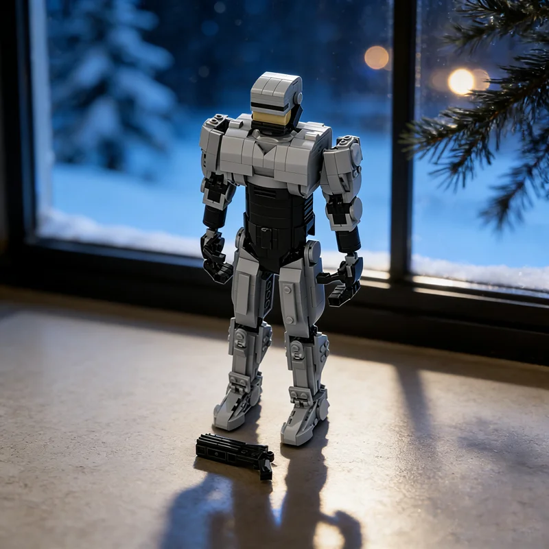 522pcs MOC Robocop Model Build - Model Kit Robocop review and price