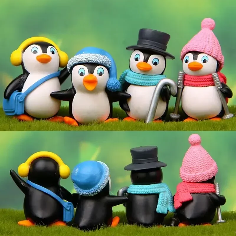 4Pcs/Set Anime Penguin Doll Ca - Model Kit Horse review and price