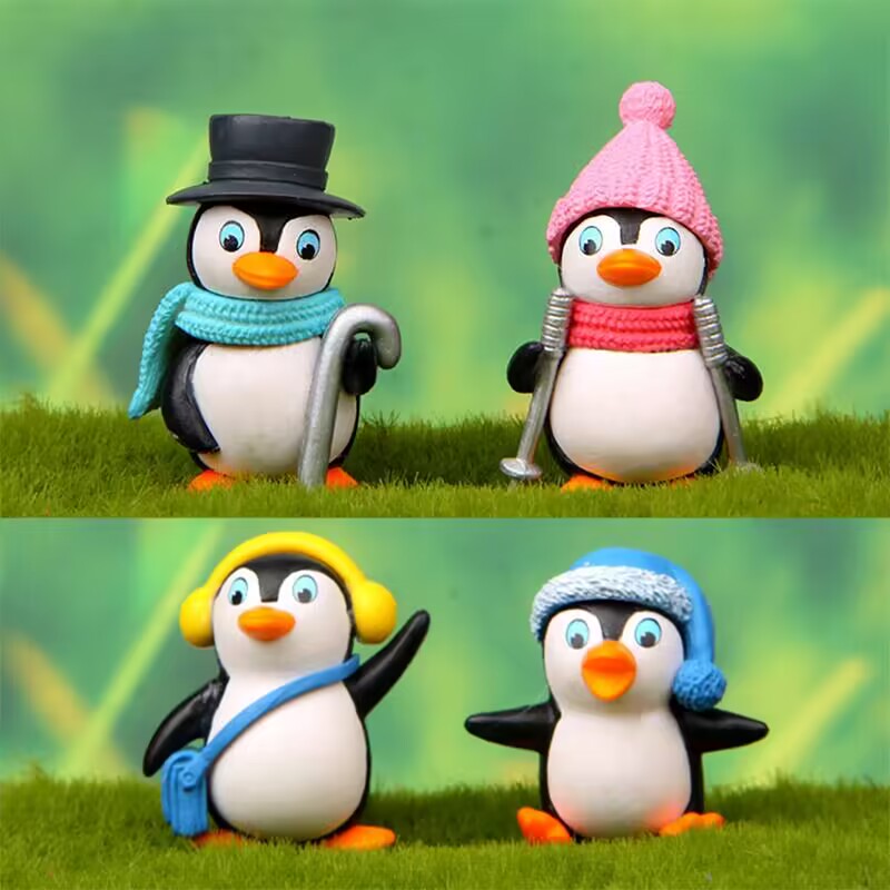 4Pcs/Set Anime Penguin Doll Ca - Model Kit Horse review and price
