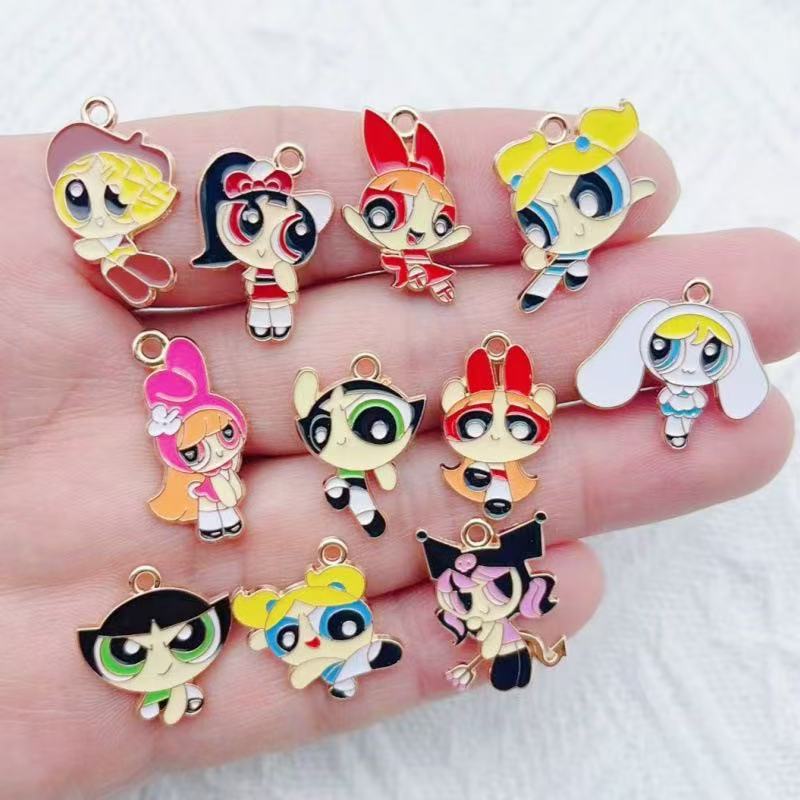 10pcs Alloy Oil-Dripping Carto - Model Kit Girl review and price
