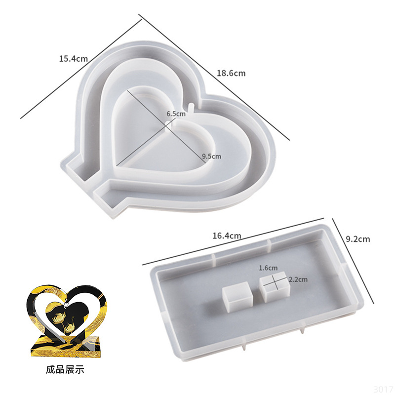 New Arrival Silicone Heart Mol - Model Kit Quick review and price