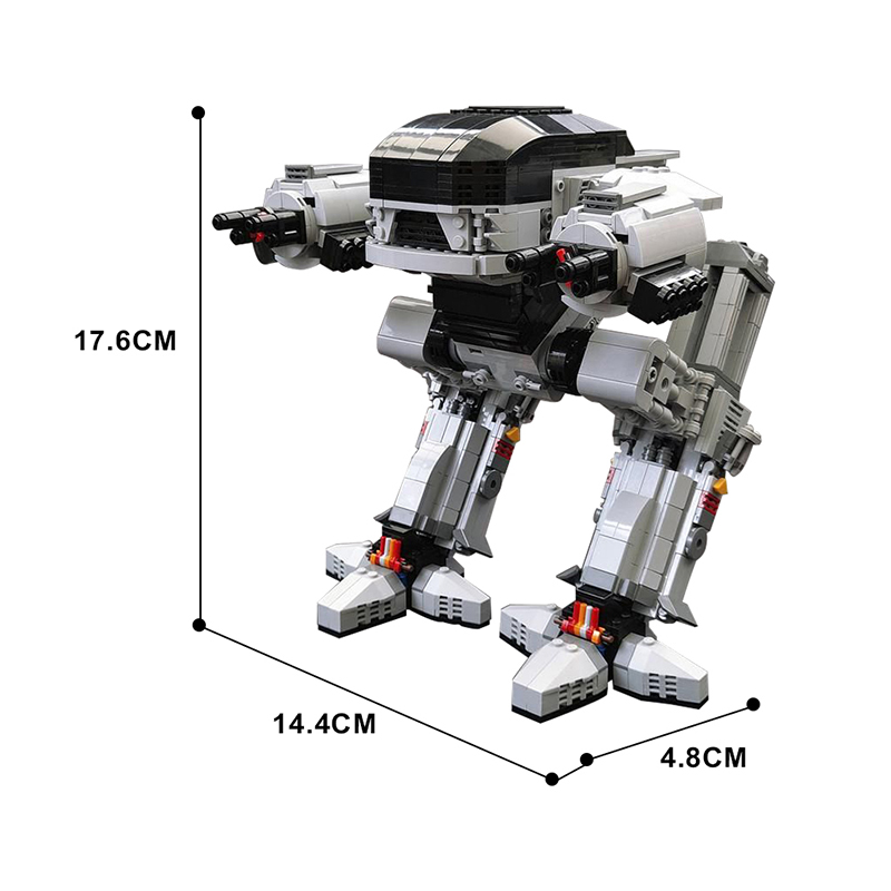 Gobricks UCS Scale ED-209 Robo - Model Kit Robocop review and price