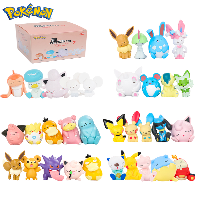 5pcs/Sets Pokemon Maushold Tat - Model Kit Eevee review and price