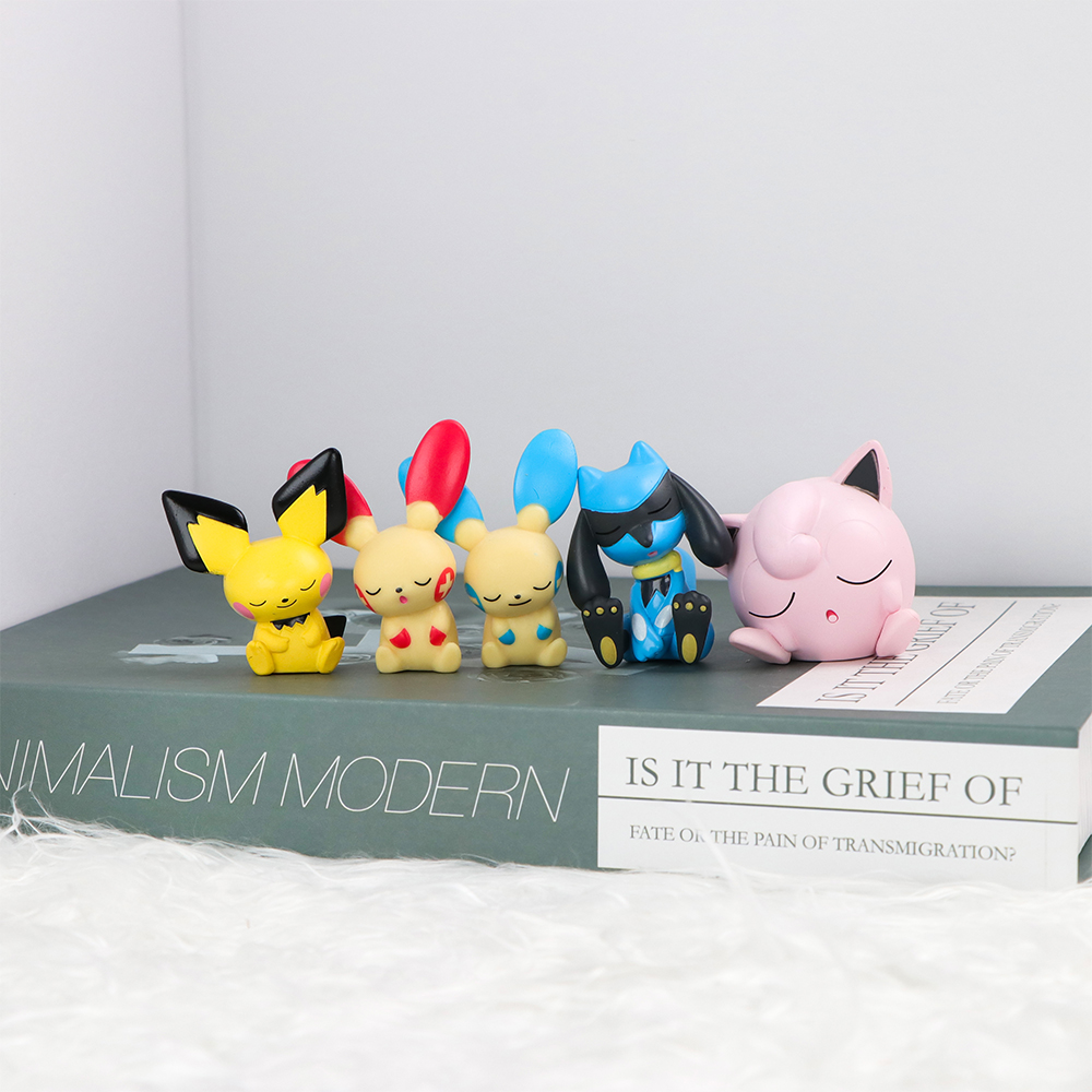 5pcs/Sets Pokemon Maushold Tat - Model Kit Eevee review and price