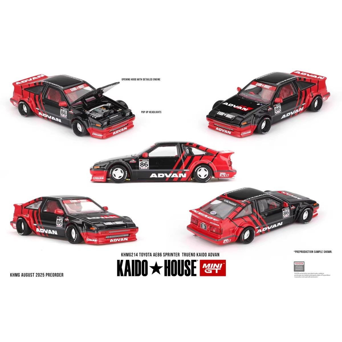 Kaido House + MINIGT 1:64 Toyo - Model Kit Ae86 review and price