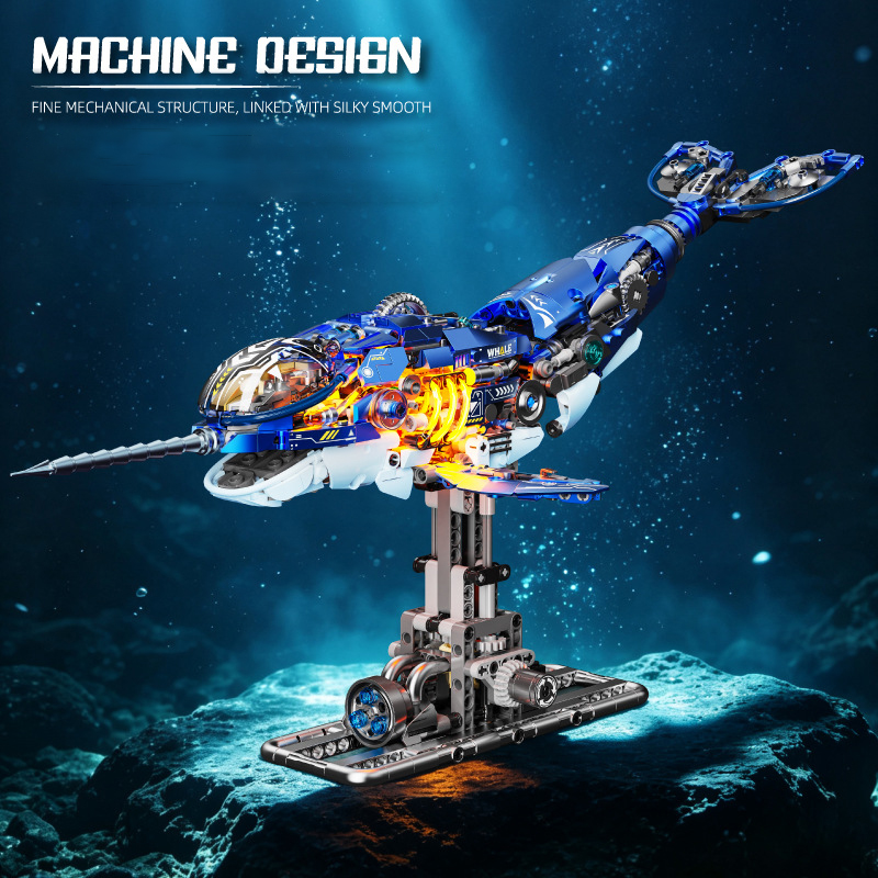 1288 PCS Mecha Narwhal Brick M - Model Kit Anubis review and price