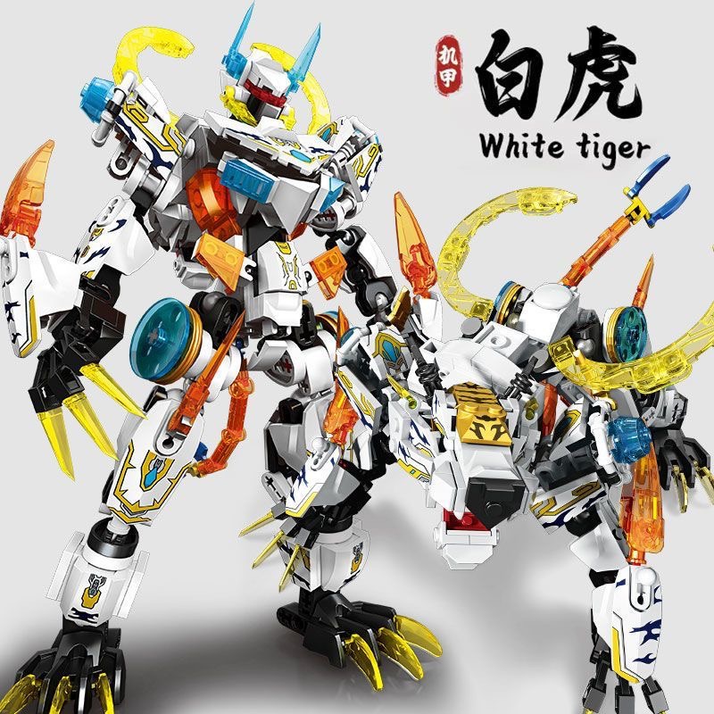 2in1 White Tiger Mecha Buildin - Model Kit Mecha review and price
