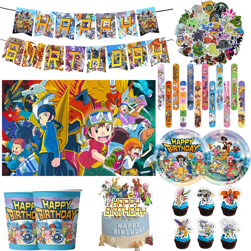Digimon Themed Birthday Party  - Model Kit Digimon review and price