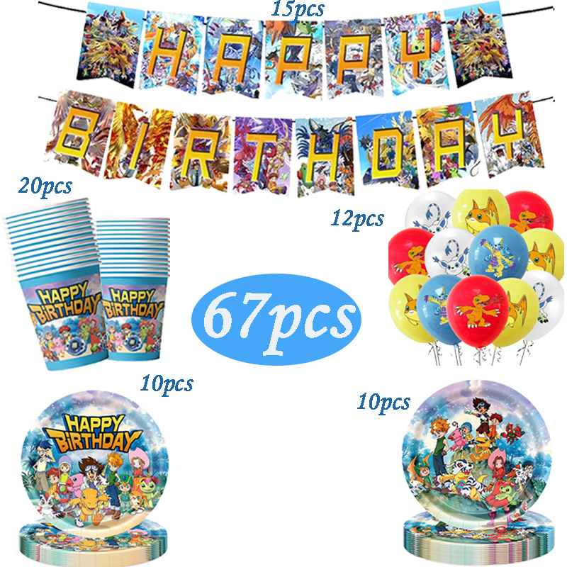 Digimon Themed Birthday Party  - Model Kit Digimon review and price