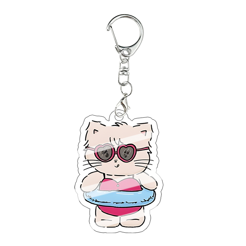 Mikko Kawaii Acrylic Keychain  - Model Kit Girl review and price